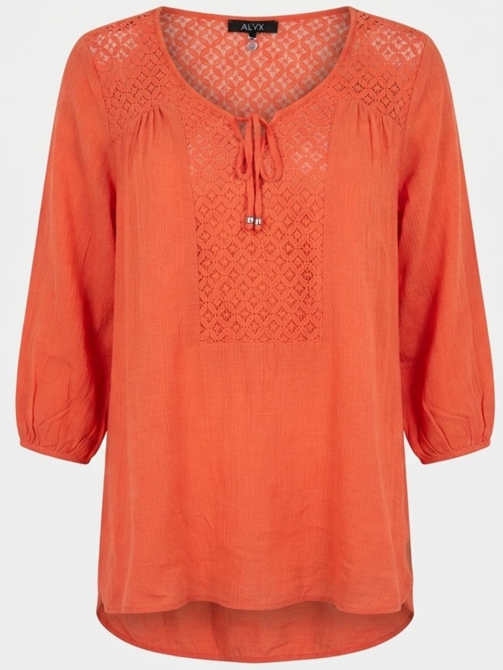 ALYX Orange Women's Crochet Top Size 1XL